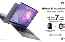 Laptop cao cấp Huawei Matebook 13 chính thức ra mắt tại Việt Nam với giá 29.990.000