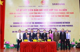Samsung Việt Nam ký Biên bản ghi nhớ Dự án hỗ trợ doanh nghiệp Việt Nam tại tỉnh Bắc Ninh