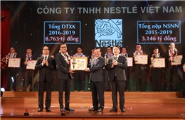 Nestlé Việt Nam được vinh danh Top 30 đơn vị nộp thuế tiêu biểu 