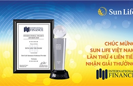 Sun Life Việt Nam lần thứ 4 nhận giải thưởng từ Tạp chí Tài chính Quốc Tế