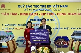 Ngân hàng TNHH MTV Shinhan hỗ trợ trẻ em chịu ảnh hưởng của dịch COVID-19 tại Hải Dương