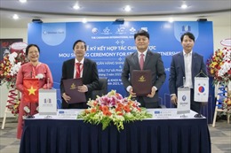 Ngân hàng Shinhan và Công ty cổ phần Đầu tư và Phát triển Giáo dục Khôi Nguyên ký kết thỏa thuận hợp tác chiến lược