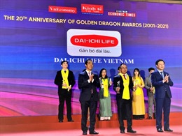 Dai-ichi Life Việt Nam được vinh danh lần thứ 12 liên tiếp tại Chương trình Rồng Vàng