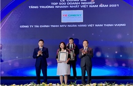 FE CREDIT được vinh danh Top 500 doanh nghiệp tăng trưởng nhanh nhất Việt Nam 