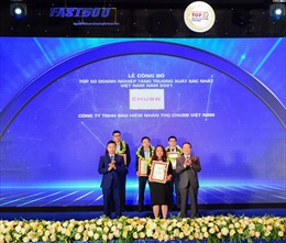 Chubb Life Việt Nam vào danh sách ‘Top 50 doanh nghiệp tăng trưởng xuất sắc nhất Việt Nam năm 2021’