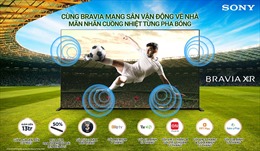 Sony Electronics với “Tưng bừng rinh ưu đãi chất – Hòa nhịp bóng đá tại gia”