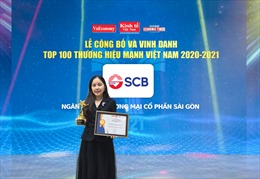 SCB được vinh danh “Thương hiệu mạnh Việt Nam” 6 năm liên tiếp