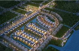 Soi tiện ích ngoại khu trong bán kính 1Km dự án villa quốc tế sắp ra mắt của Regal Homes 