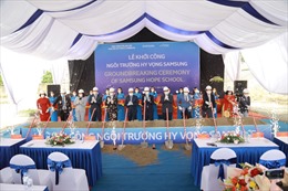 Ngôi trường Hy vọng Samsung thứ tư được khởi công xây dựng tại Lạng Sơn