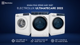 Electrolux ra mắt máy giặt UltimateCare mới với cảm biến AI thông minh