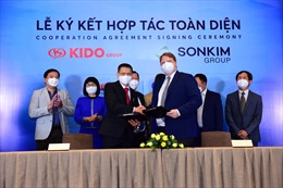 Tập đoàn KIDO kí kết hợp tác với Tập đoàn Sơn Kim