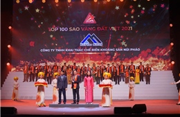 NuiPhao Mining lần thứ 3 được vinh danh giải thưởng Sao Vàng Đất Việt