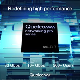 Qualcomm ra mắt Wi-Fi 7 Networking Pro - nền tảng Wi-Fi 7 thương mại có khả năng mở rộng lớn nhất thế giới