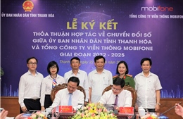 MobiFone ký kết thoả thuận hợp tác chuyển đổi số với UBND tỉnh Thanh Hoá