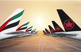 Emirates và Air Canada thiết lập quan hệ đối tác chiến lược