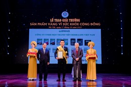 Herbalife Việt Nam nhận giải &#39;Sản phẩm Vàng vì Sức khỏe Cộng đồng năm 2022&#39;