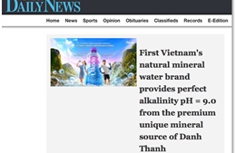 Việt Nam sở hữu nguồn khoáng Đảnh Thạnh quý hiếm được truyền thông nước ngoài đánh giá cao