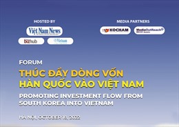 Tọa đàm &#39;Thúc đẩy dòng vốn Hàn Quốc vào Việt Nam&#39;