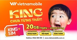 Vietnamobile giới thiệu sim King - &#39;King chưa từng thấy&#39;