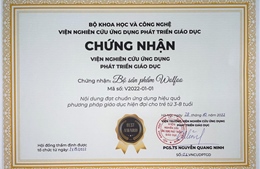 Wolfoo được chứng nhận nội dung đạt chuẩn dùng trong giáo dục cho trẻ từ 3 - 8 tuổi