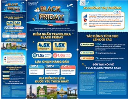 Traveloka Black Friday Sale đạt kết quả ấn tượng trong việc kích cầu du lịch Việt cuối năm 
