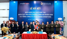 MobiFone và Cục Truyền thông CAND ký hợp tác trong lĩnh vực chuyển đổi số