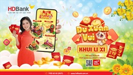 Tết vui &#39;bung nóc&#39; với game Hội Du Xuân trên App HDBank
