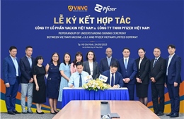 Pfizer Việt Nam ký kết Biên bản ghi nhớ với Công ty Cổ phần Vacxin Việt Nam