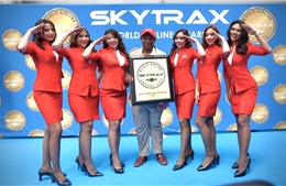 AirAsia tiếp tục là Hãng hàng không giá rẻ tốt nhất thế giới theo chuẩn Skytrax