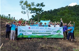 Khởi công dự án trồng rừng phòng hộ Blue & Green
