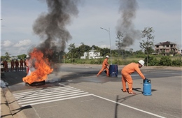 PC Kon Tum tổ chức huấn luyện nghiệp vụ phòng cháy, chữa cháy và cứu nạn cứu hộ 