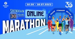 Ngân hàng Shinhan Việt Nam tổ chức giải chạy online marathon 