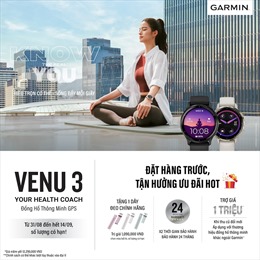 Garmin ra mắt dòng đồng hồ thông minh GPS Venu 3