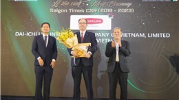 Dai-ichi Life Việt Nam đạt danh hiệu ‘Doanh nghiệp Vì Cộng đồng - Saigon Times CSR 2023’ 5 năm liền