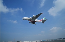 Emirates thực hiện chuyến bay A380 sử dụng 100% nhiên liệu hàng không bền vững