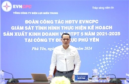 Chủ tịch HĐTV EVNCPC Nguyễn Thanh làm việc tại Công ty Điện lực Phú Yên