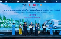 AEON 2 năm liền vào Top 3 doanh nghiệp bền vững