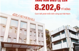 Generali Việt Nam tăng vốn điều lệ lên 8.202,6 tỷ đồng