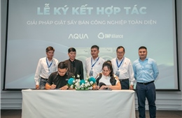 AQUA Việt Nam mở rộng thị trường máy giặt sấy bán công nghiệp