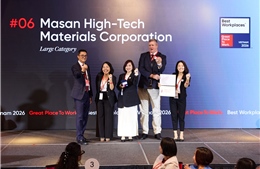  Masan High-Tech Materials được vinh danh Top 10 nơi làm việc tốt nhất Việt Nam 2026 