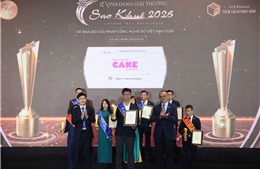 Ngân hàng số Cake được vinh danh tại Giải thưởng Sao Khuê 2026