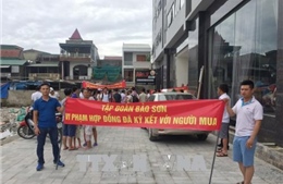 Nghệ An: Dân chung cư Bảo Sơn Complex phản đối chủ đầu tư vi phạm hợp đồng