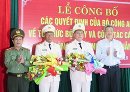Công bố quyết định bổ nhiệm hai Phó Giám đốc Công an thành phố Đà Nẵng