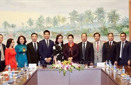 Chủ tịch Quốc hội Nguyễn Thị Kim Ngân gặp đại diện doanh nhân trẻ