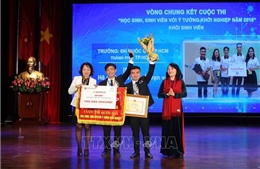 Trao giải cuộc thi &#39;Học sinh, sinh viên với ý tưởng khởi nghiệp - SWIS 2018&#39;