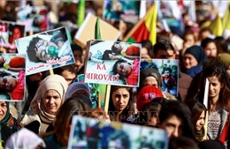 Người dân Syria biểu tình phản đối &#39;sự chiếm đóng&#39; của Thổ Nhĩ Kỳ