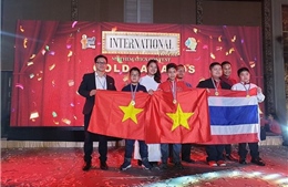 Đoàn học sinh Hà Nội giành 2 HCV &#39;Tìm kiếm tài năng Toán học quốc tế&#39;