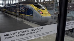 Dịch vụ tàu cao tốc Eurostar từ London đến Paris bị gián đoạn nghiêm trọng