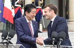 Thủ tướng Nhật Bản hội đàm với Tổng thống Pháp, nhất trí thắt chặt hợp tác song phương 