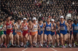 Gần 1.000 người nước ngoài tham gia giải chạy marathon ở thủ đô Triều Tiên